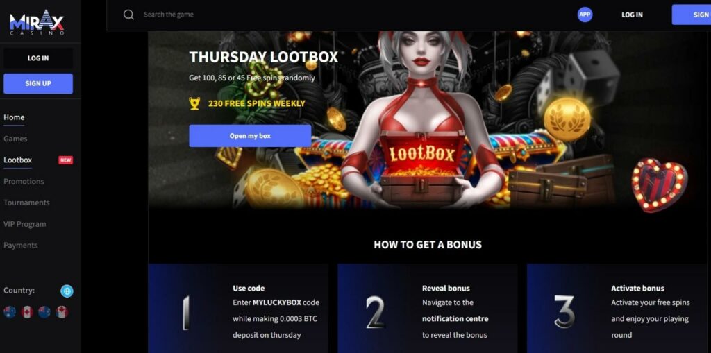 Mirax Casino Review - 2026