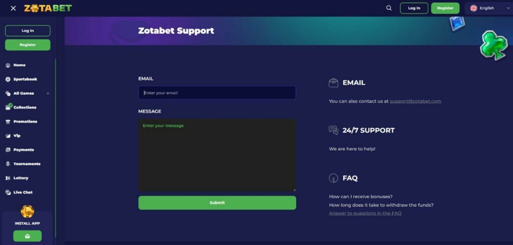 Zotabet Casino Review - 2026
