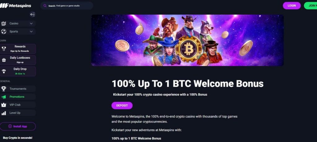 Metaspins Casino Review - 2026 3 Metaspins Casino Review - 2026