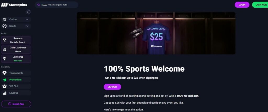 Metaspins Casino Review - 2026 4 Metaspins Casino Review - 2026