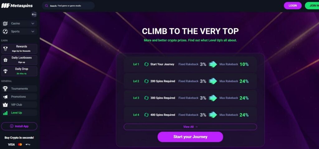 Metaspins Casino Review - 2026 6 Metaspins Casino Review - 2026