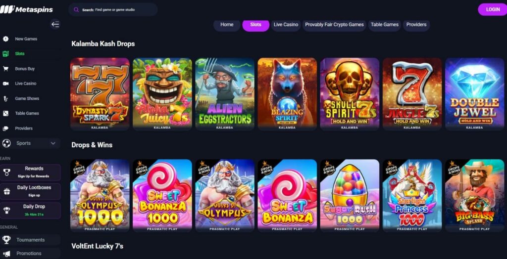Metaspins Casino Review - 2026 9 Metaspins Casino Review - 2026