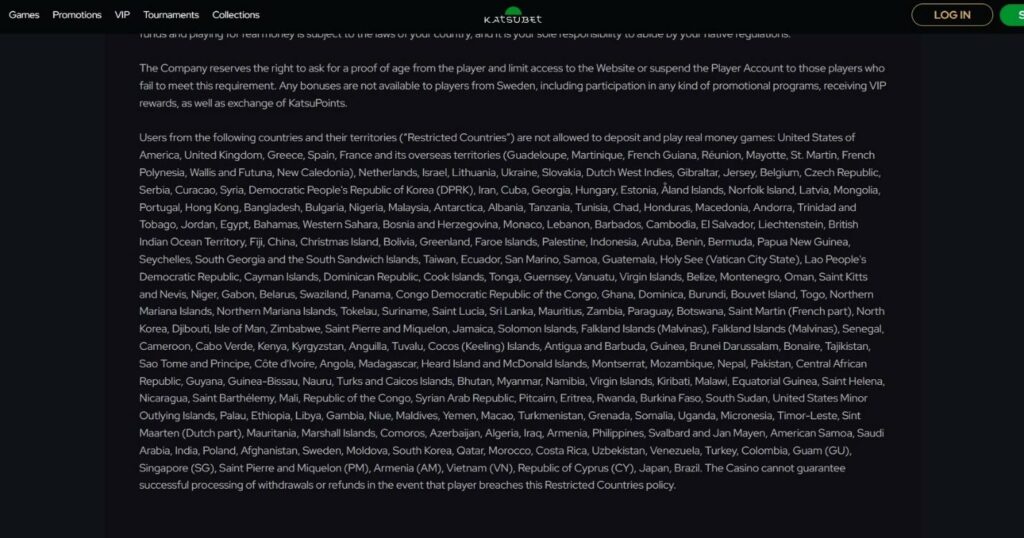 Katsubet Casino Review - 2026