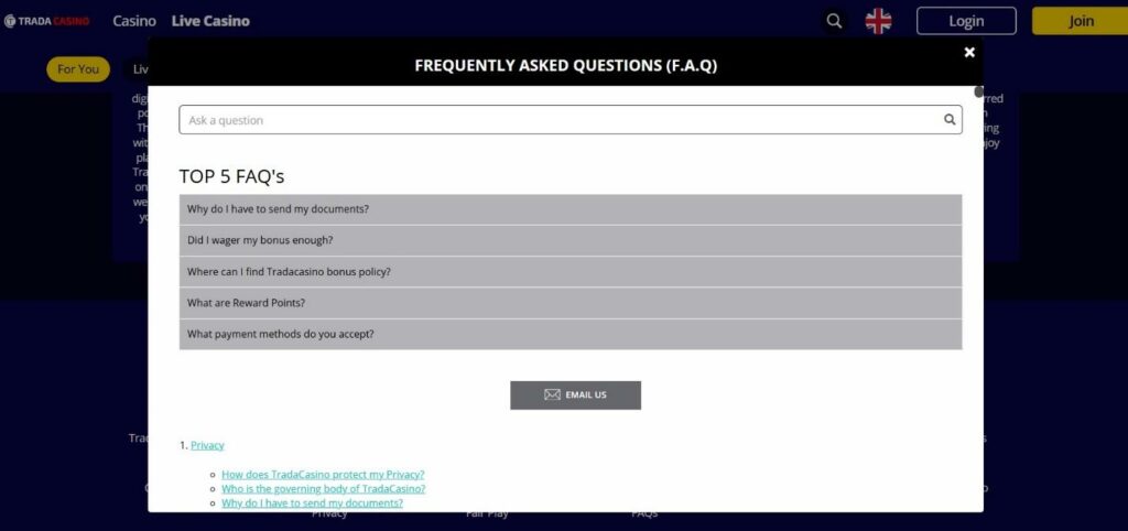 Trada Casino Review - 2026 16 Trada Casino Review - 2026