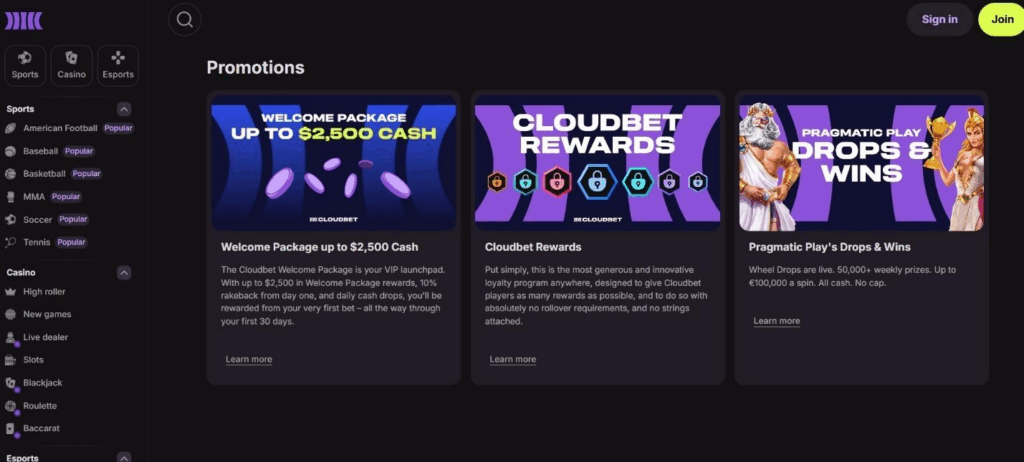 Cloudbet Casino Review - 2026 3 Cloudbet Casino Review - 2026