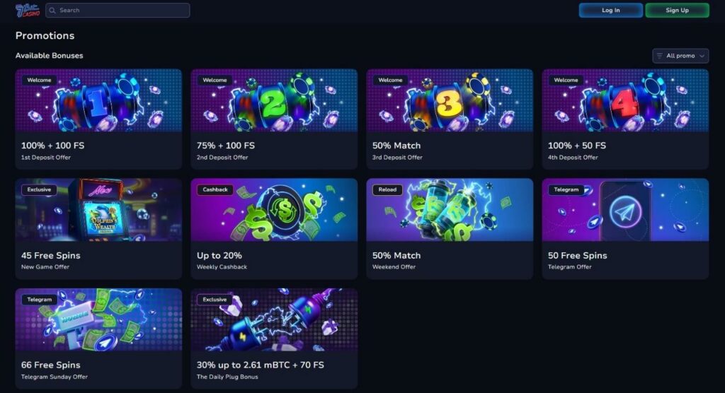 7Bit Casino Review - 2026