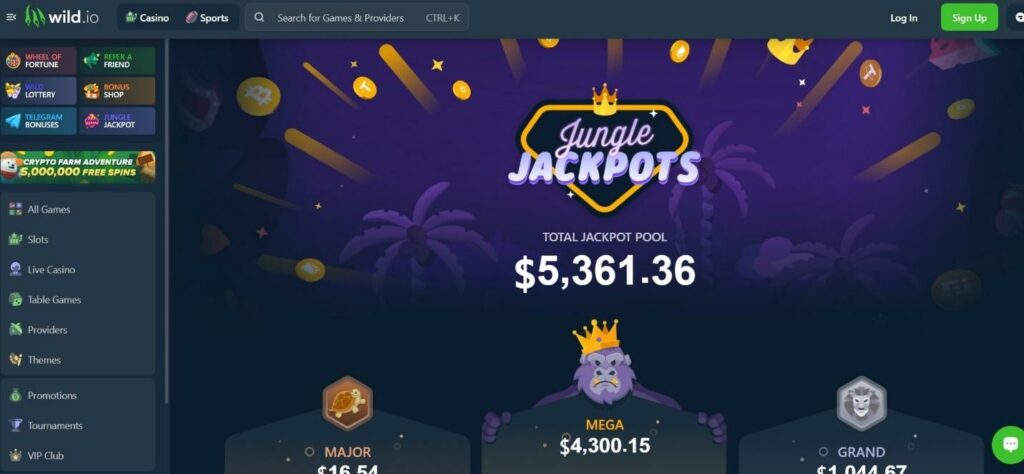 Wild.io Crypto Casino Review - 2026