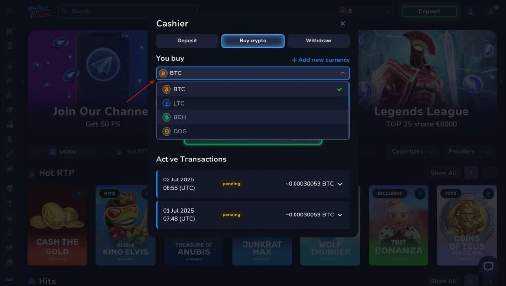 7Bit Casino Review - 2026