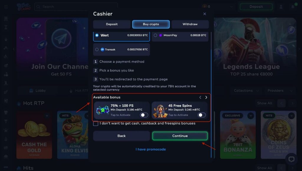 7Bit Casino Review - 2026