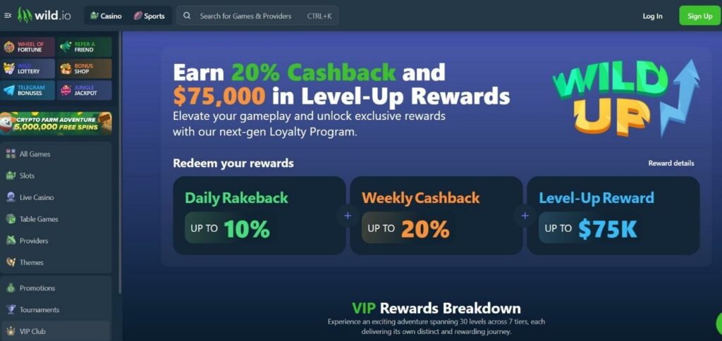 Wild.io Crypto Casino Review - 2026