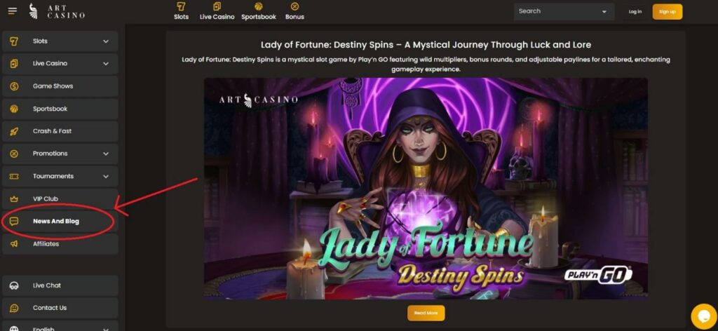 Art Casino Review - 2026