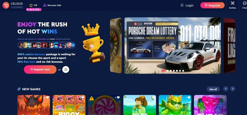 Celsius Casino Review - 2026