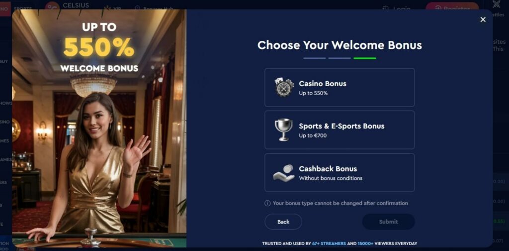 Celsius Casino Review - 2026