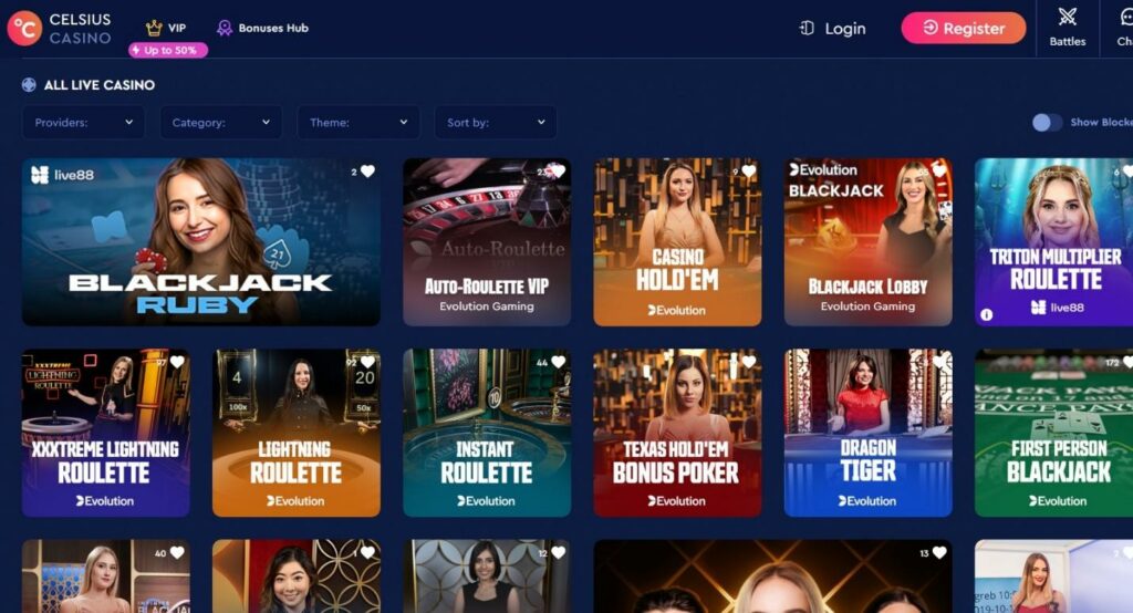 Celsius Casino Review - 2026
