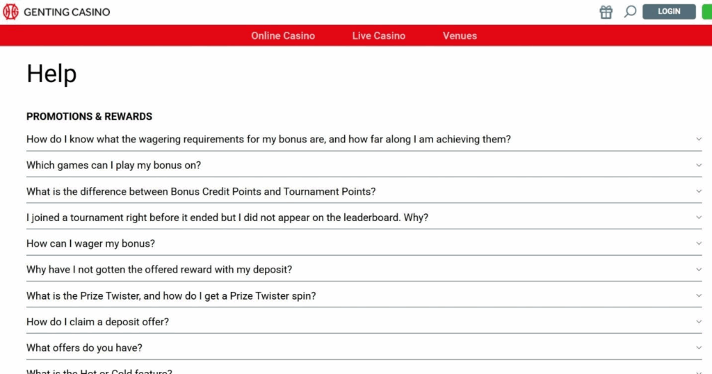 Genting Casino Review - 2026