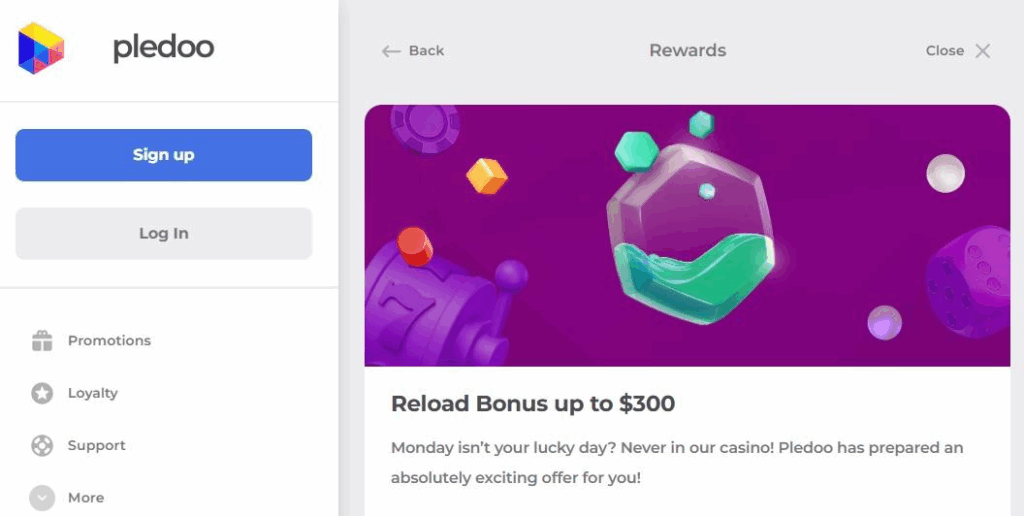 Pledoo Casino Review - 2026