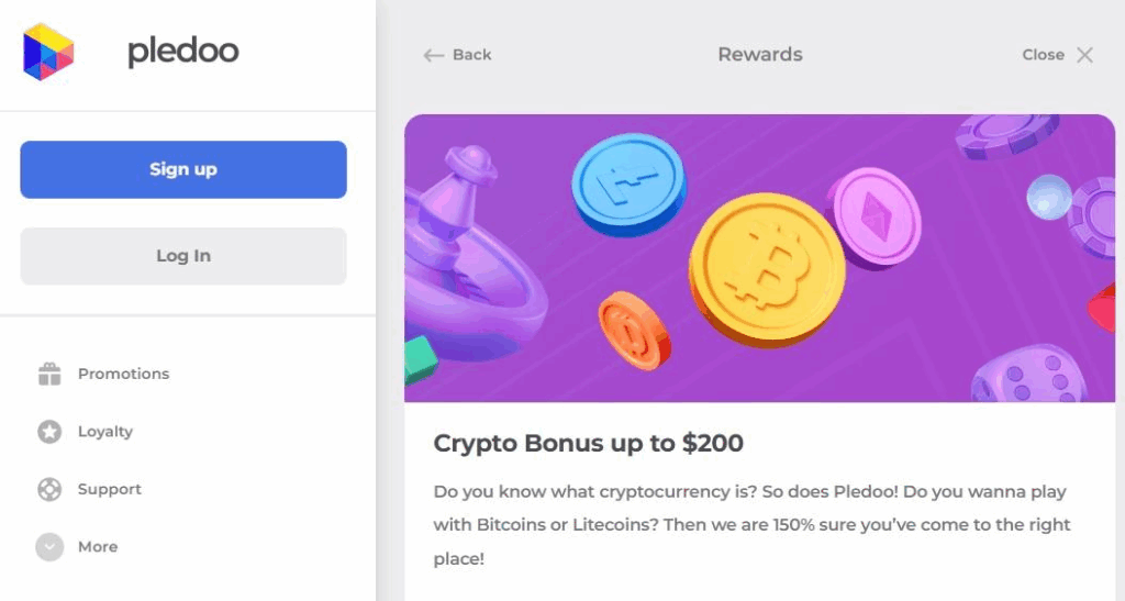 Pledoo Casino Review - 2026