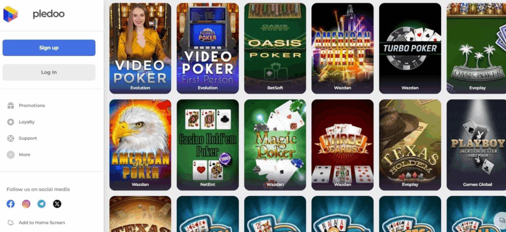 Pledoo Casino Review - 2026