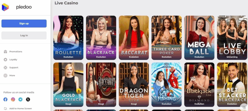 Pledoo Casino Review - 2026