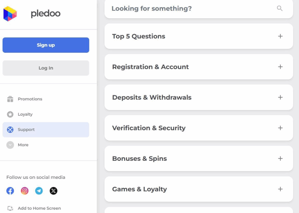 Pledoo Casino Review - 2026