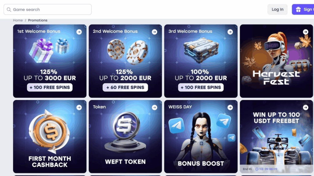 Weiss Casino Review - 2026 3 Weiss Casino Review - 2026