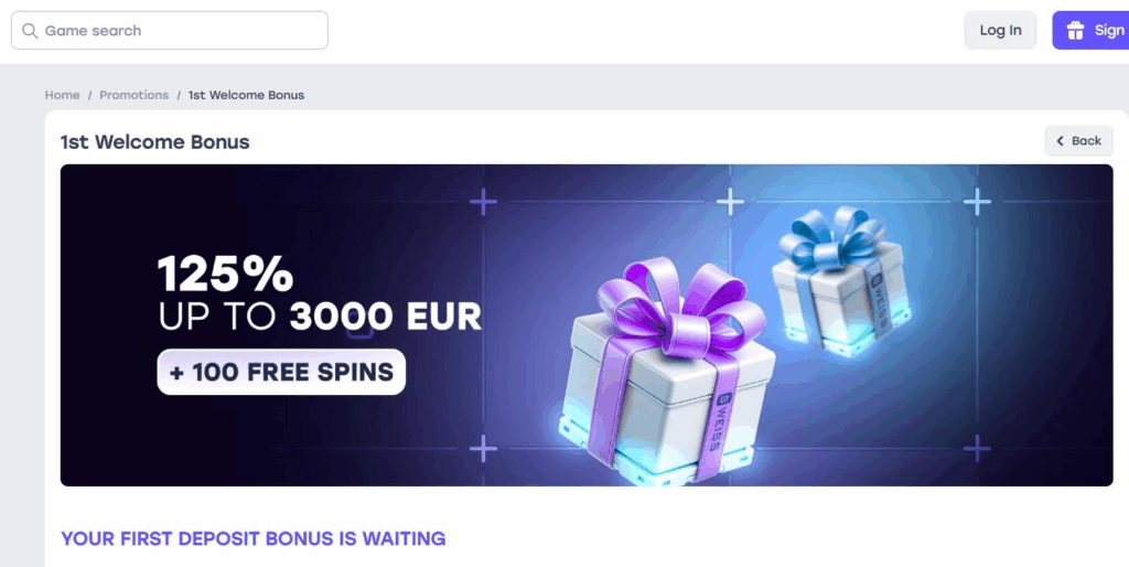 Weiss Casino Review - 2026 4 Weiss Casino Review - 2026