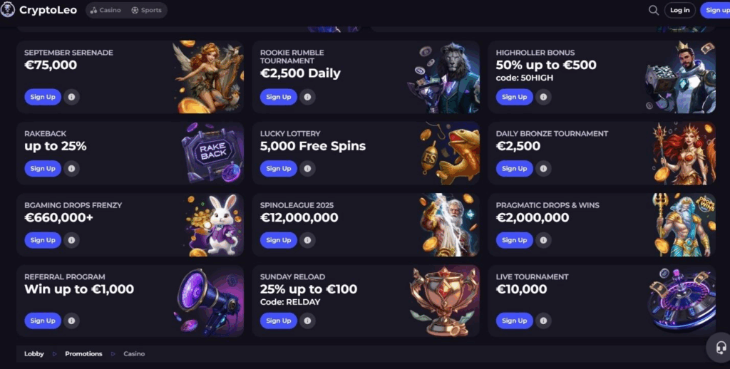 Cryptoleo Casino Review - 2026