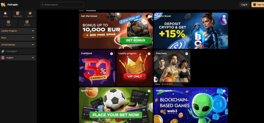 Fairspin Casino Review - 2026