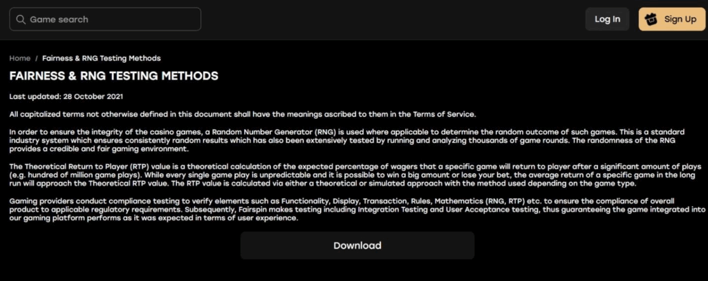 Fairspin Casino Review - 2026