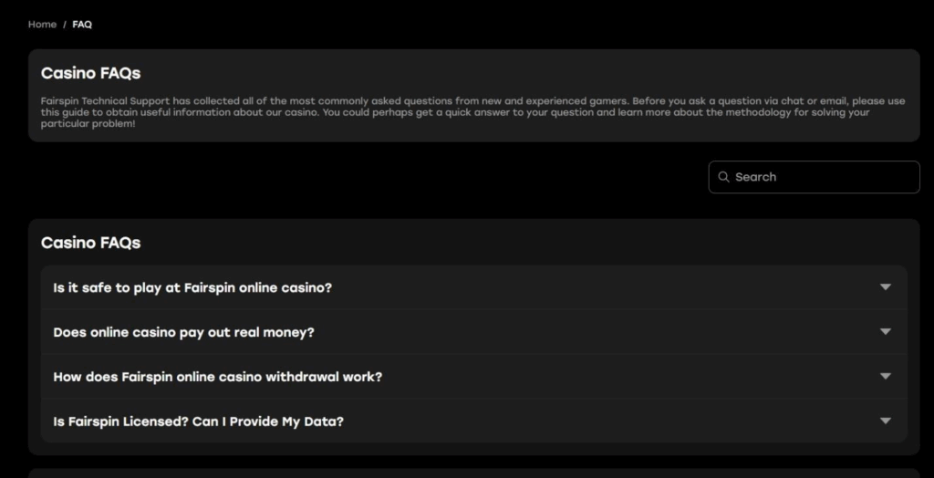 Fairspin Casino Review - 2026