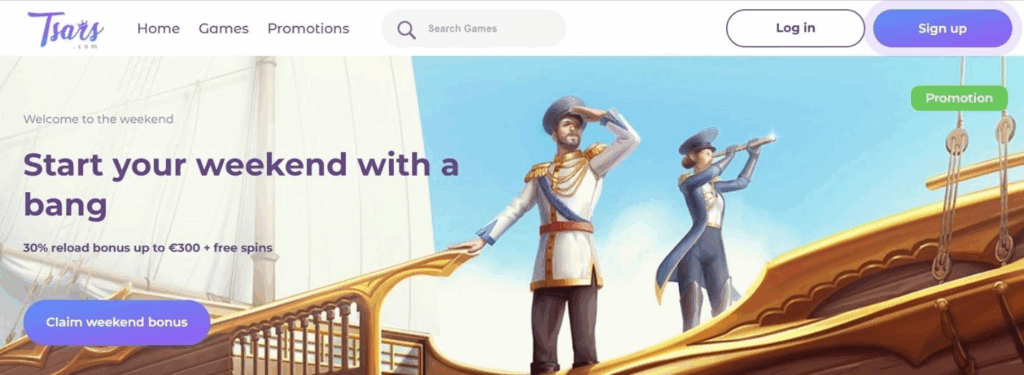 Tsars Casino Review - 2026 5 Tsars Casino Review - 2026