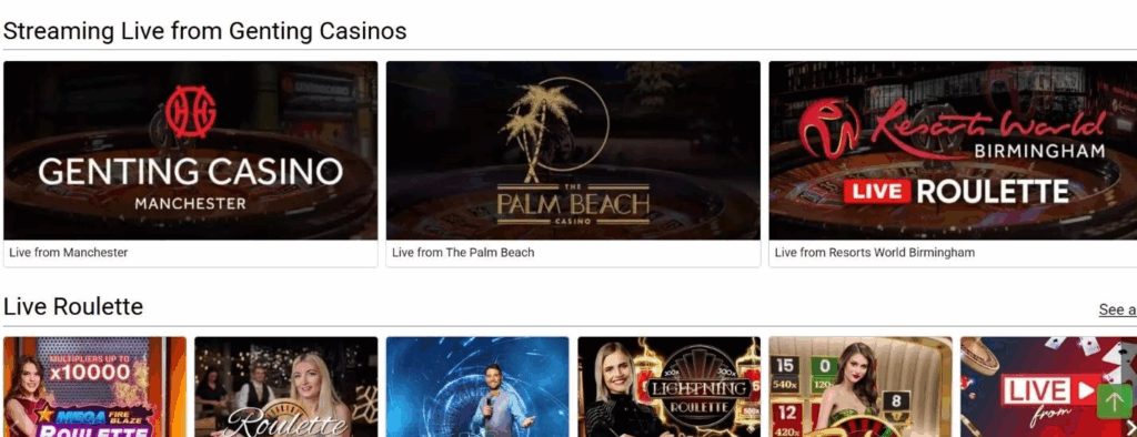 Genting Casino Review - 2026