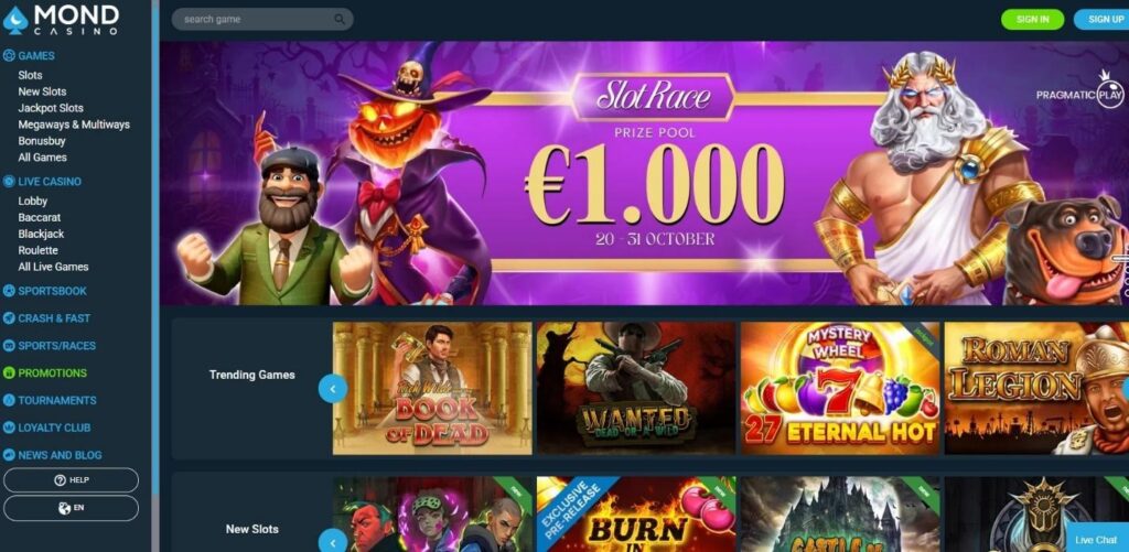 Mond Casino Review - 2026