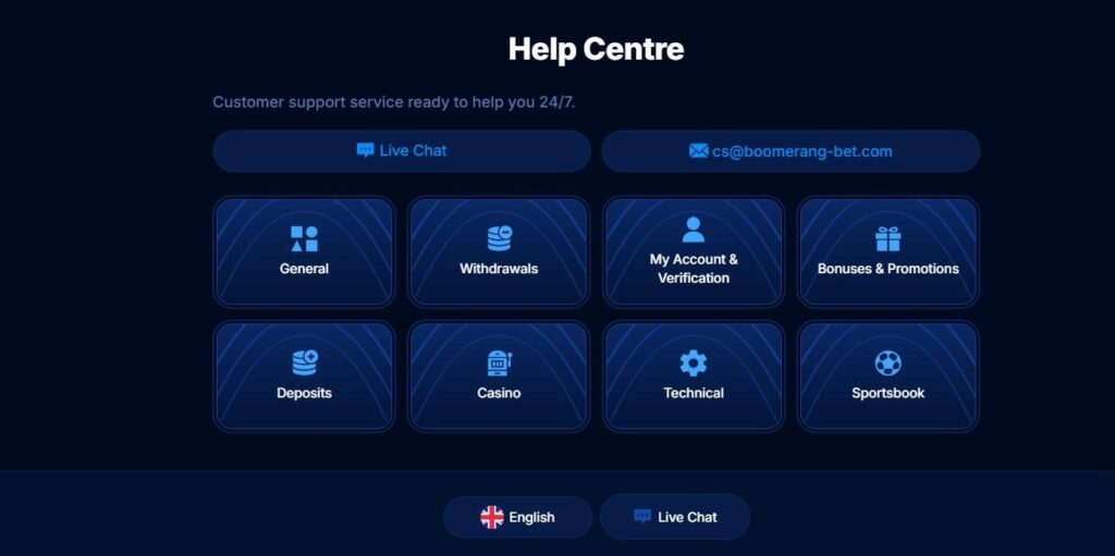 Boomerang-Bet Casino Review - 2026