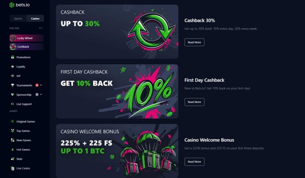 Bets.io Casino Review - 2026