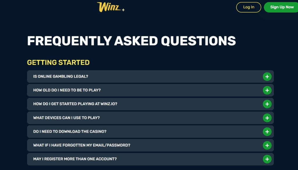 Winz.io Casino Review - 2026