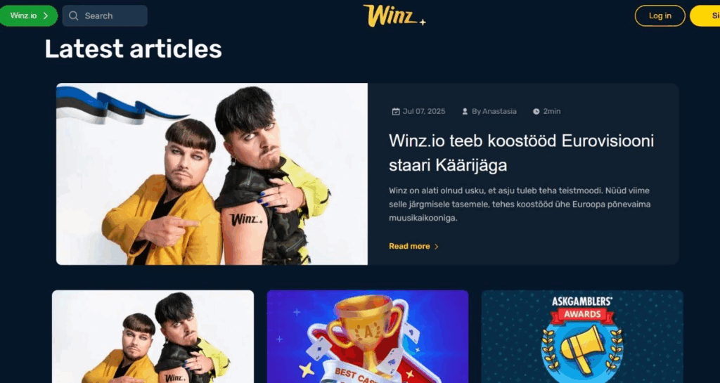 Winz.io Casino Review - 2026