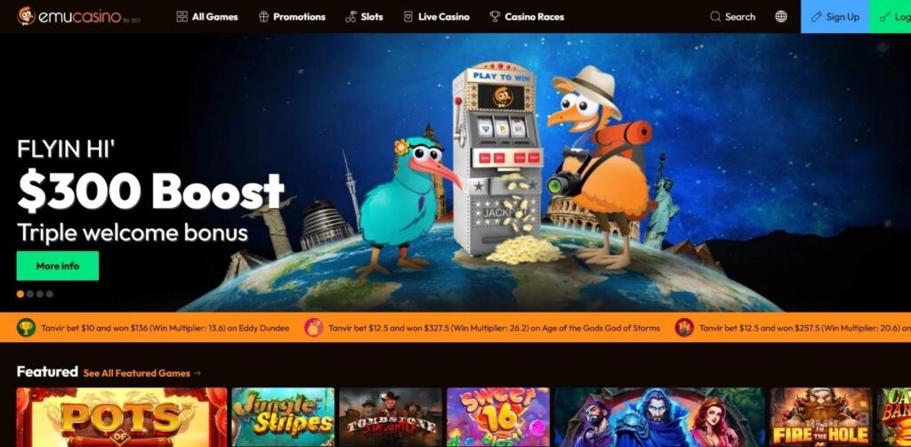Emu Casino Review - 2026