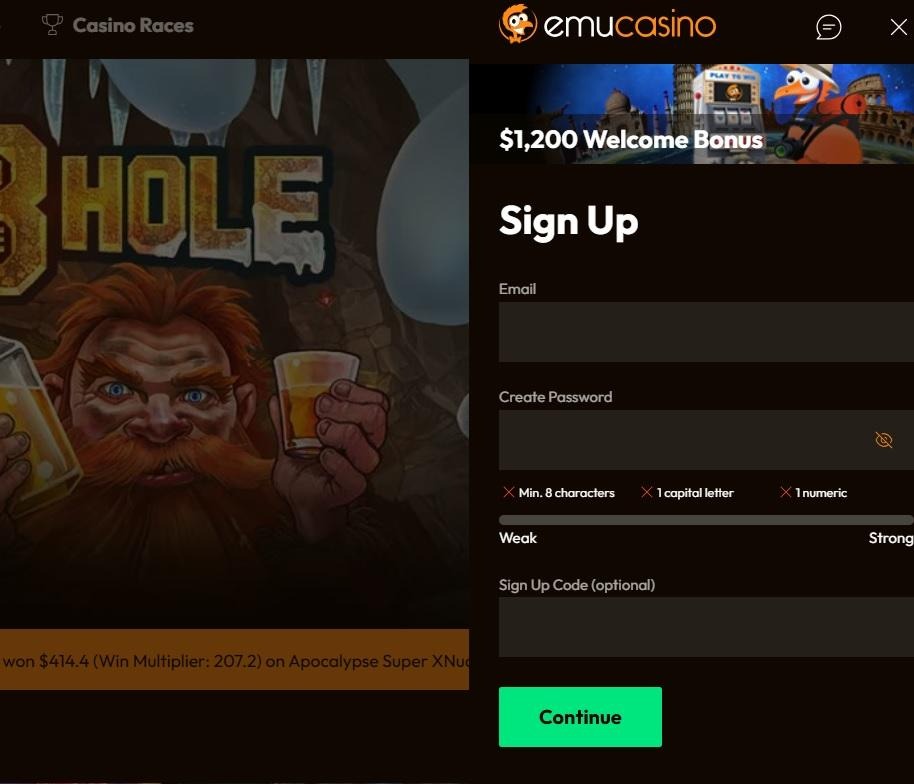 Emu Casino Review - 2026