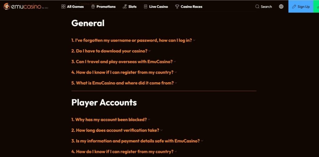 Emu Casino Review - 2026