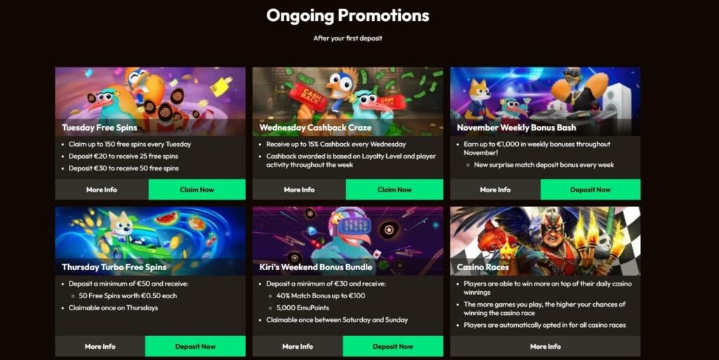 Emu Casino Review - 2026