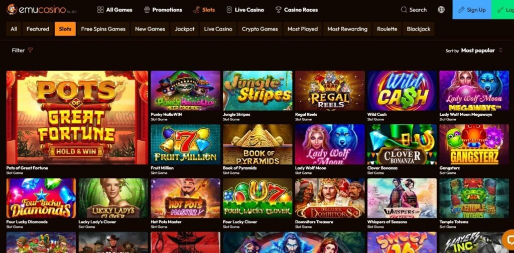 Emu Casino Review - 2026