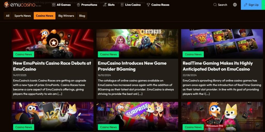 Emu Casino Review - 2026