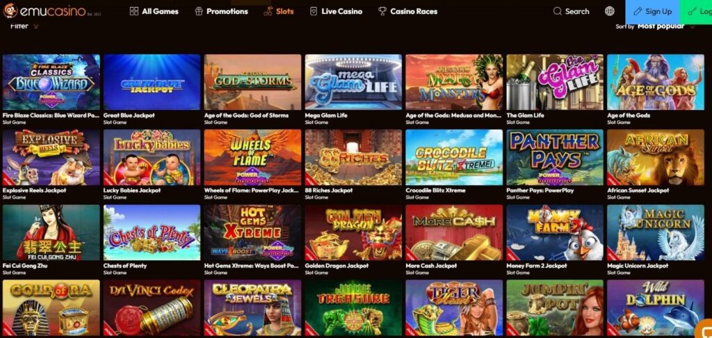 Emu Casino Review - 2026