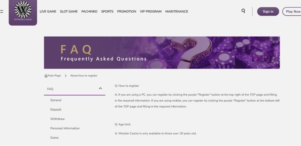 Wonder Casino Review - 2026