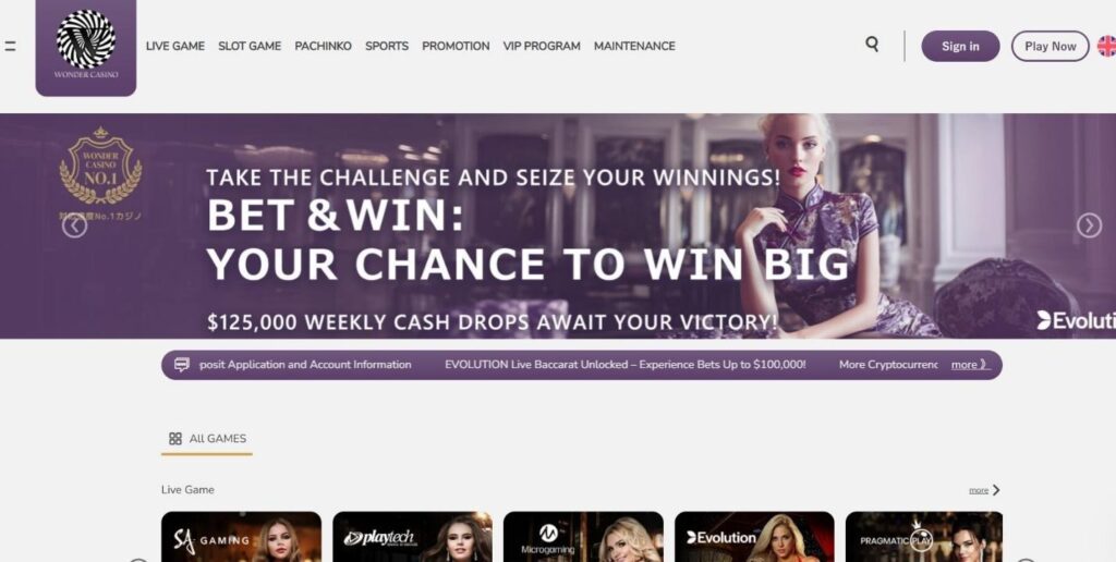 Wonder Casino Review - 2026