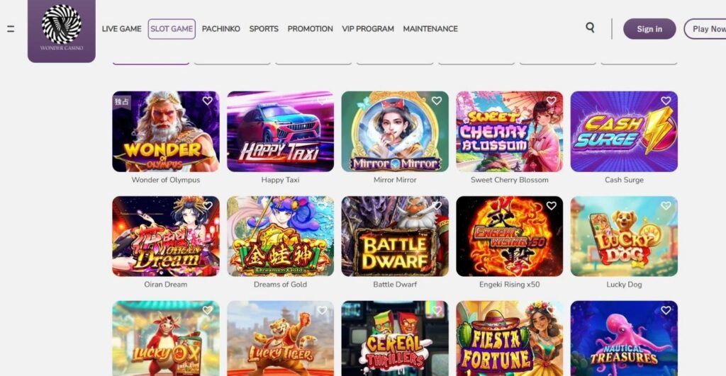 Wonder Casino Review - 2026