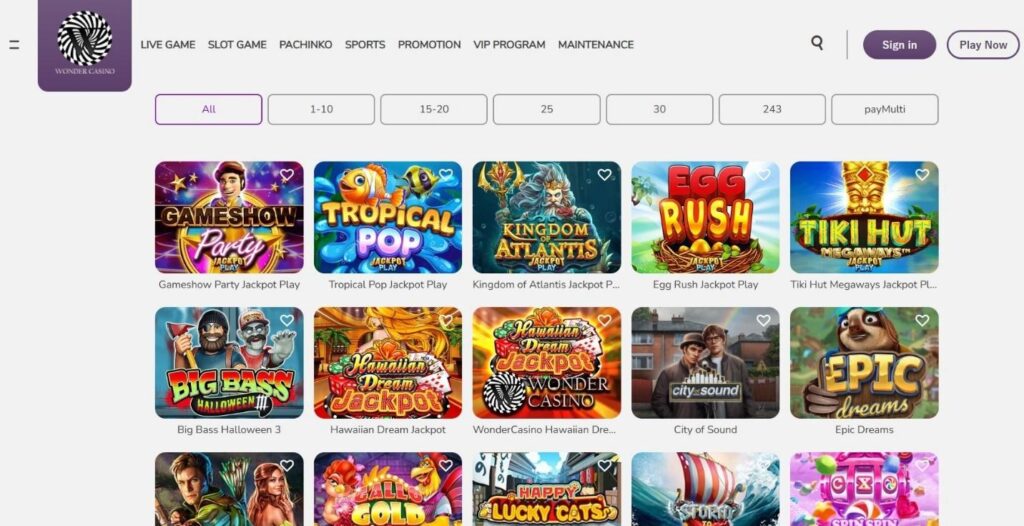 Wonder Casino Review - 2026