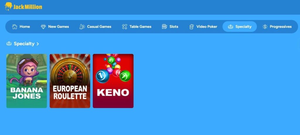 Jackmillion Casino Review - 2026