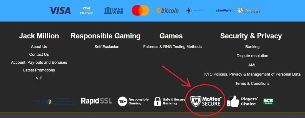 Jackmillion Casino Review - 2026